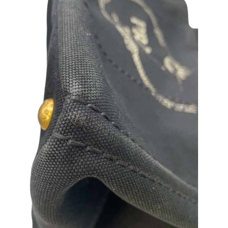プラダ PRADA カナパM BN2642 ブラック GD金具 キャンバス レディース ショルダーバッグ