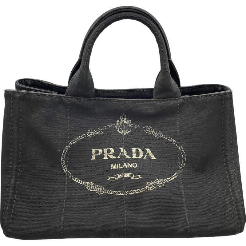 プラダ PRADA カナパM BN2642 ブラック GD金具 キャンバス レディース ショルダーバッグ