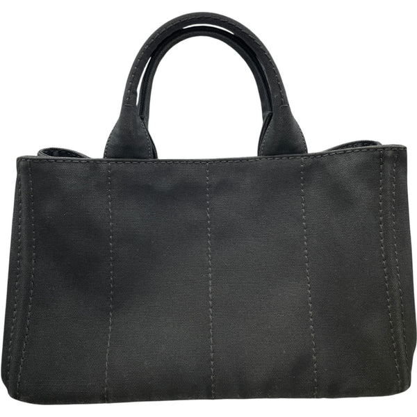 プラダ PRADA カナパM BN2642 ブラック GD金具 キャンバス レディース ショルダーバッグ
