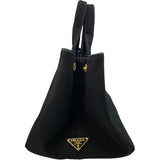 プラダ PRADA カナパM BN2642 ブラック GD金具 キャンバス レディース ショルダーバッグ
