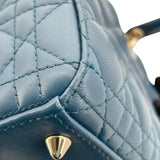 クリスチャン・ディオール Christian Dior マイレディ ディオール スモール M05380CEA ブルー GD金具 カナージュ/ラムスキン レディース ショルダーバッグ