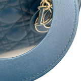 クリスチャン・ディオール Christian Dior マイレディ ディオール スモール M05380CEA ブルー GD金具 カナージュ/ラムスキン レディース ショルダーバッグ