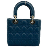 クリスチャン・ディオール Christian Dior マイレディ ディオール スモール M05380CEA ブルー GD金具 カナージュ/ラムスキン レディース ショルダーバッグ