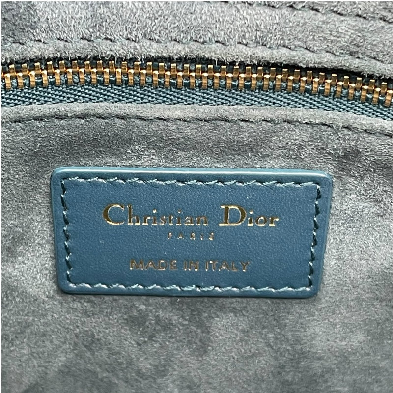 クリスチャン・ディオール Christian Dior マイレディ ディオール スモール M05380CEA ブルー GD金具 カナージュ/ラムスキン レディース ショルダーバッグ