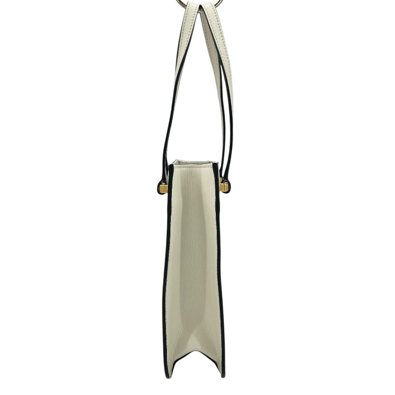 ミュウミュウ miu miu マドラス 2WAY 5BA231 ホワイト GD金具 レザー レディース ショルダーバッグ