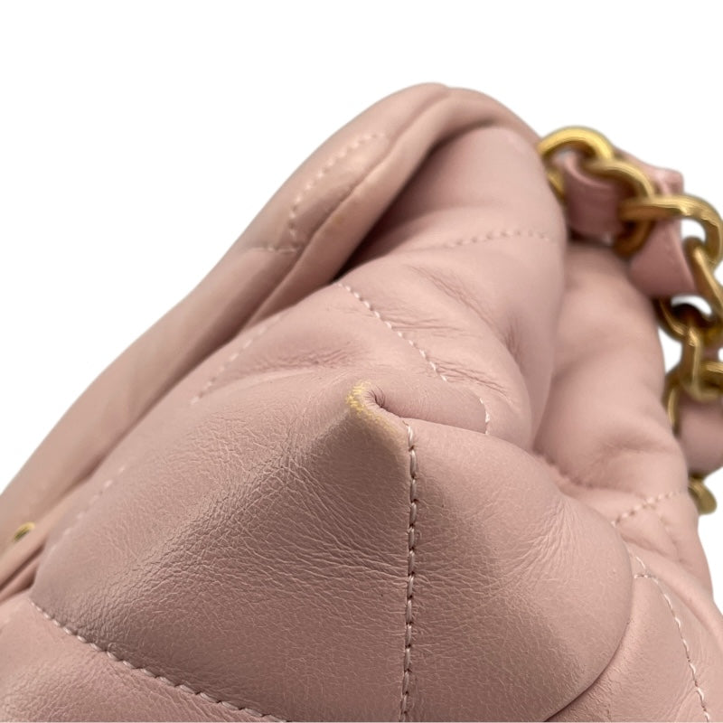 シャネル CHANEL マトラッセショルダー AS3498 ピンク GD金具 ラム レディース ショルダーバッグ