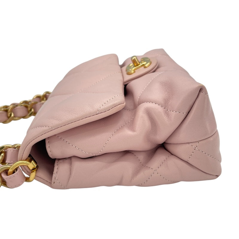 シャネル CHANEL マトラッセショルダー AS3498 ピンク GD金具 ラム レディース ショルダーバッグ