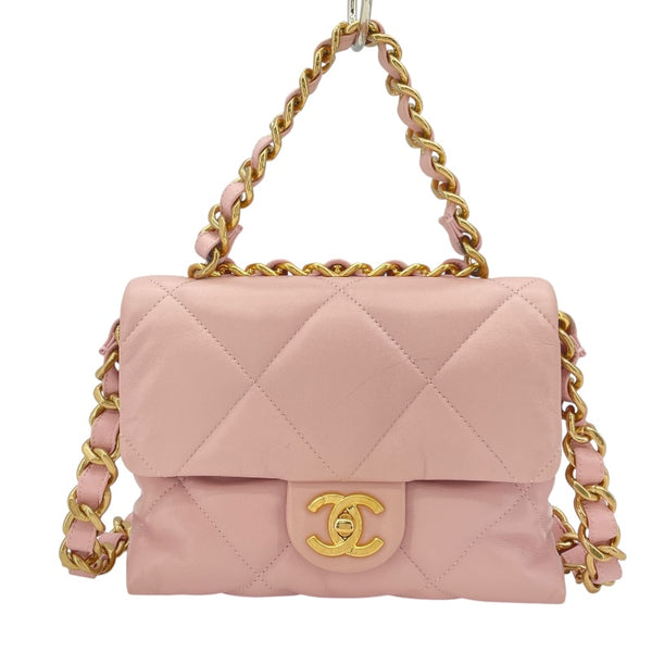 シャネル CHANEL マトラッセショルダー AS3498 ピンク GD金具 ラム レディース ショルダーバッグ