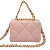 シャネル CHANEL マトラッセショルダー AS3498 ピンク GD金具 ラム レディース ショルダーバッグ