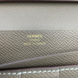エルメス HERMES ベアンスフレ C刻 エトゥープ GD金具 エプソン レディース 長財布