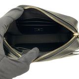 シャネル CHANEL チェーンクラッチ AP4516 ブラックxホワイト GD金具 ラム レディース ショルダーバッグ