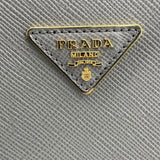 プラダ PRADA ダブルバッグ 1BG775 グレー GD金具 サフィアーノレザー レディース ショルダーバッグ
