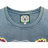 ケンゾー KENZO タイガー刺繍スウェットシャツ ブルー コットン メンズ スウェット