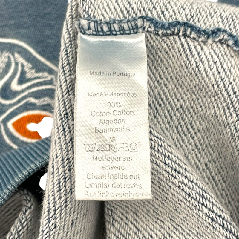 ケンゾー KENZO タイガー刺繍スウェットシャツ ブルー コットン メンズ スウェット