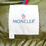 モンクレール MONCLER ロゴワッペンダウンジャケット 41310 ブラック ナイロン メンズ ダウンジャケット