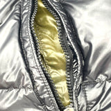 モンクレール MONCLER ロゴワッペンダウンジャケット 41310 ブラック ナイロン メンズ ダウンジャケット