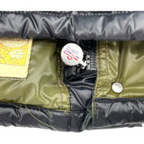 モンクレール MONCLER ロゴワッペンダウンジャケット 41310 ブラック ナイロン メンズ ダウンジャケット