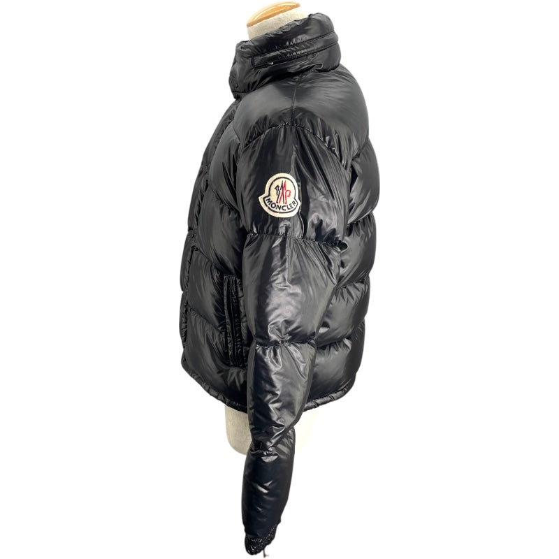 モンクレール MONCLER ロゴワッペンダウンジャケット 41310 ブラック ナイロン メンズ ダウンジャケット