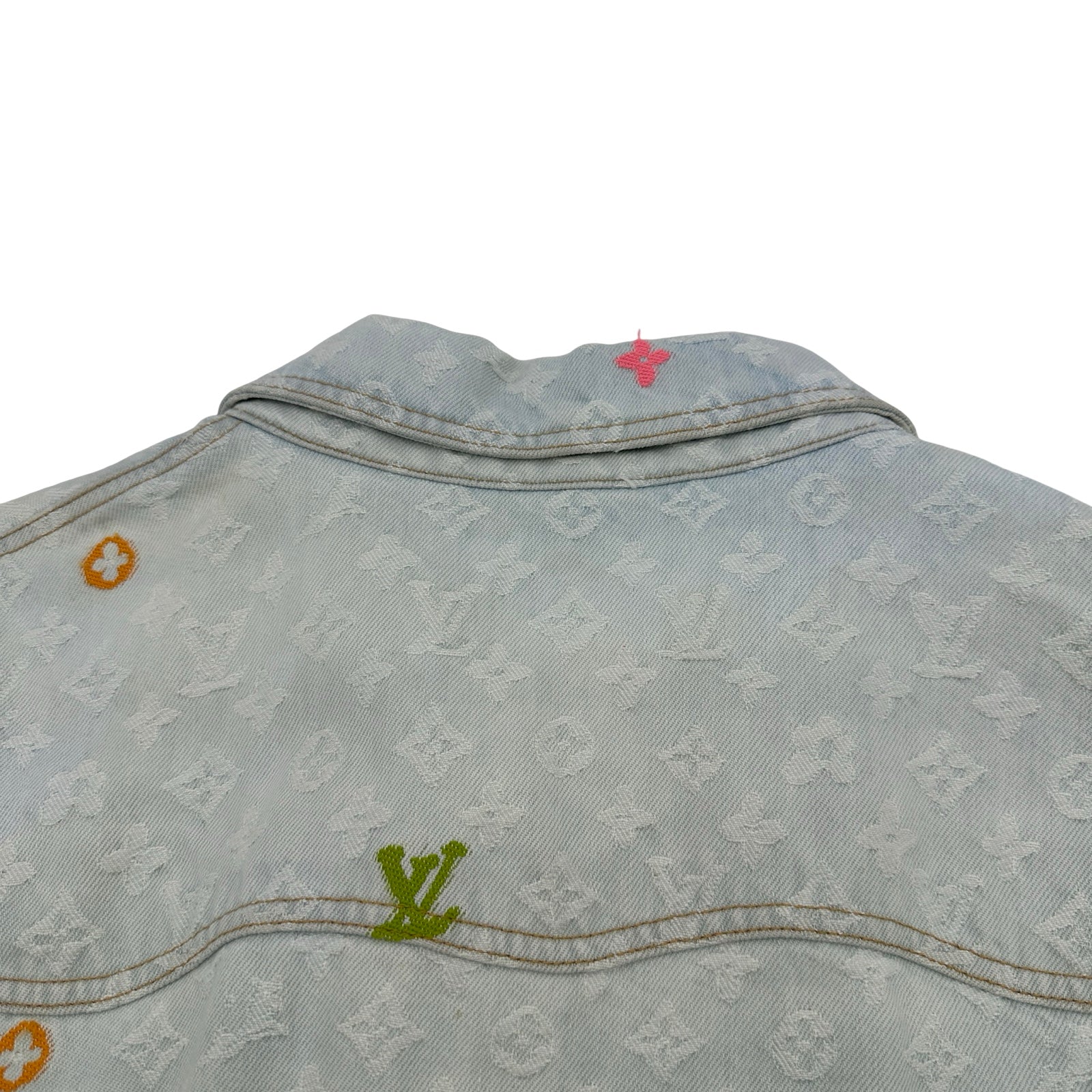 ルイ・ヴィトン LOUIS VUITTON モノグラム総柄デニムジャケット HRA01X