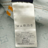 ルイ・ヴィトン LOUIS VUITTON モノグラム総柄デニムジャケット HRA01X ブルー コットン メンズ デニムジャケット