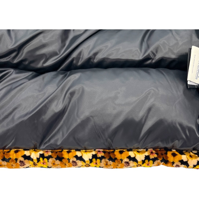 モンクレール MONCLER DAOS 総柄ペロアダウンジャケット F20931A57100 54AQW ブラウン レーヨン レディース ダウンジャケット