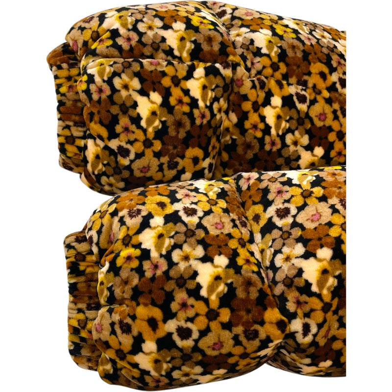 モンクレール MONCLER DAOS 総柄ペロアダウンジャケット F20931A57100 54AQW ブラウン レーヨン レディース ダウンジャケット