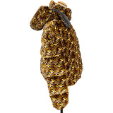 モンクレール MONCLER DAOS 総柄ペロアダウンジャケット F20931A57100 54AQW ブラウン レーヨン レディース ダウンジャケット