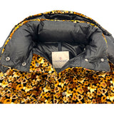 モンクレール MONCLER DAOS 総柄ペロアダウンジャケット F20931A57100 54AQW ブラウン レーヨン レディース ダウンジャケット