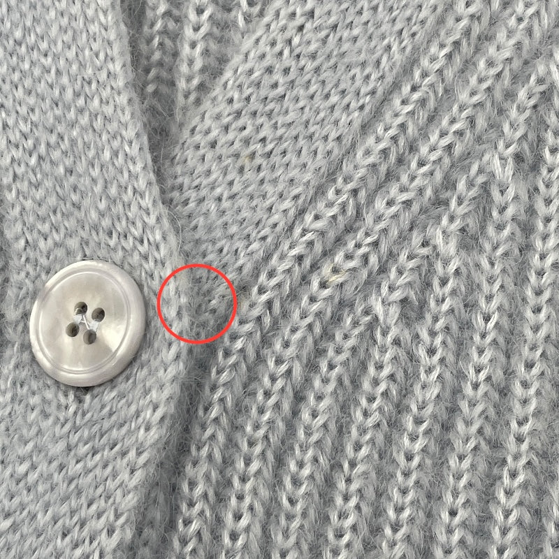 セリーヌ CELINE モヘアニットカーディガン 2AD24377N ブルー モヘア レディース カーディガン