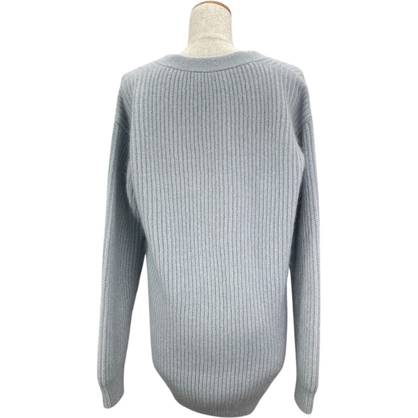 セリーヌ CELINE モヘアニットカーディガン 2AD24377N ブルー モヘア レディース カーディガン