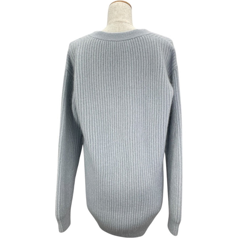 セリーヌ CELINE モヘアニットカーディガン 2AD24377N ブルー モヘア レディース カーディガン