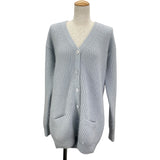 セリーヌ CELINE モヘアニットカーディガン 2AD24377N ブルー モヘア レディース カーディガン