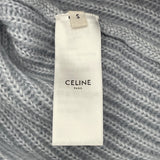 セリーヌ CELINE モヘアニットカーディガン 2AD24377N ブルー モヘア レディース カーディガン