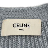 セリーヌ CELINE モヘアニットカーディガン 2AD24377N ブルー モヘア レディース カーディガン