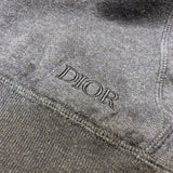クリスチャン・ディオール Christian Dior オブリーク総柄 ジップアップパーカー 113M221AT225 ネイビー コットン/カシミヤ メンズ パーカー