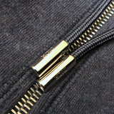 クリスチャン・ディオール Christian Dior オブリーク総柄 ジップアップパーカー 113M221AT225 ネイビー コットン/カシミヤ メンズ パーカー