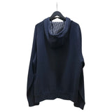 クリスチャン・ディオール Christian Dior オブリーク総柄 ジップアップパーカー 113M221AT225 ネイビー コットン/カシミヤ メンズ パーカー