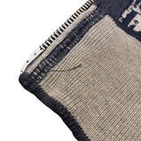 クリスチャン・ディオール Christian Dior オブリーク総柄 ジップアップパーカー 113M221AT225 ネイビー コットン/カシミヤ メンズ パーカー