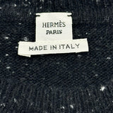 エルメス HERMES ツイルレーヌニットセーター ブラック シルク レディース セーター