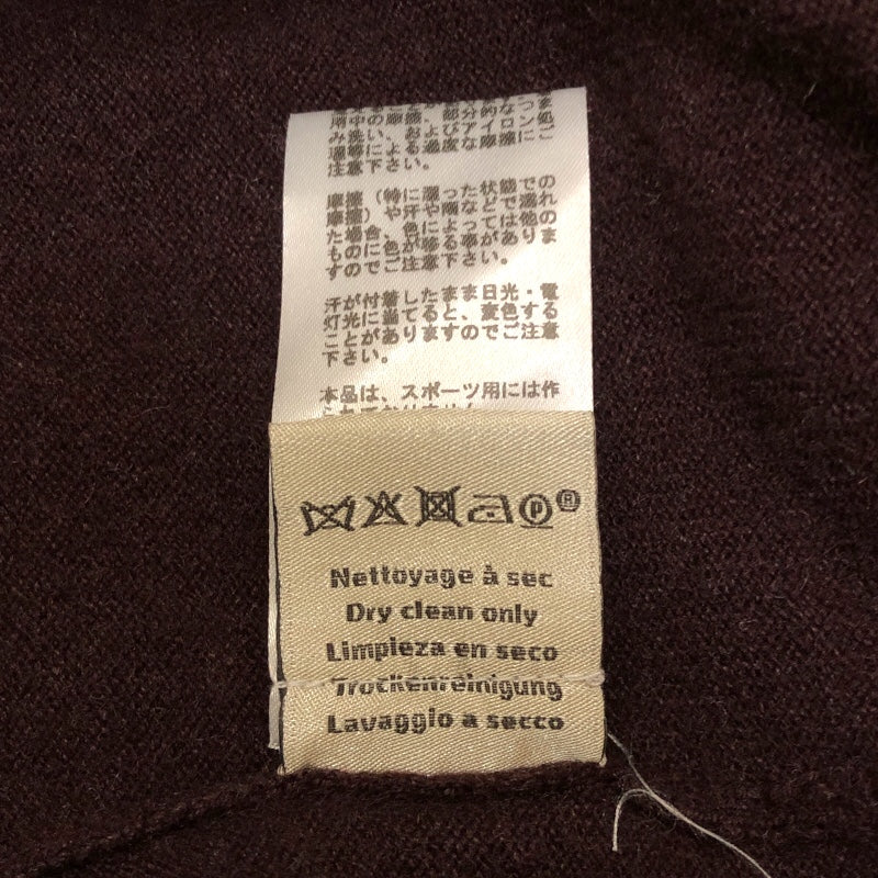 エルメス HERMES カシミヤ デザインニットセーター ボルドー カシミヤ メンズ ニット