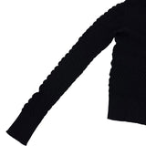 シャネル CHANEL カシミヤニットセーター P75335 ブラック カシミヤ レディース セーター