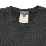 シャネル CHANEL カシミヤニットセーター P75335 ブラック カシミヤ レディース セーター