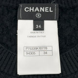 シャネル CHANEL カシミヤニットセーター P75335 ブラック カシミヤ レディース セーター