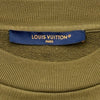 ルイ・ヴィトン LOUIS VUITTON LVスタッズロゴスウェットシャツ HQY88W グリーン コットン メンズ スウェット