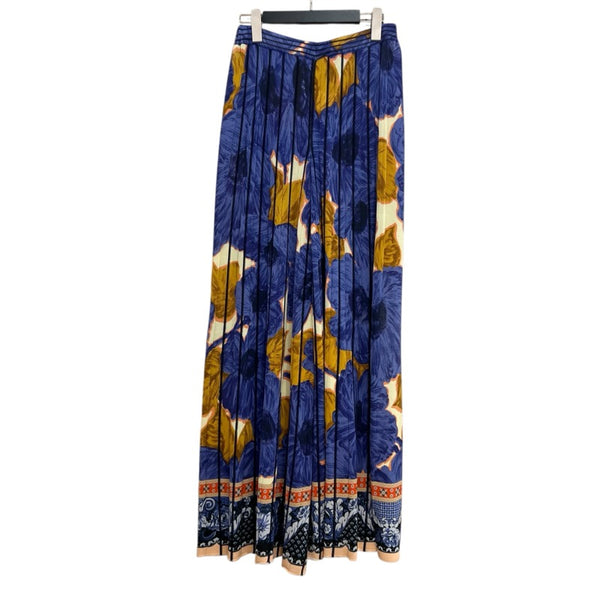 エトロ ETRO 総柄ニットワイドパンツ マルチカラー コットン レディース その他ボトムス