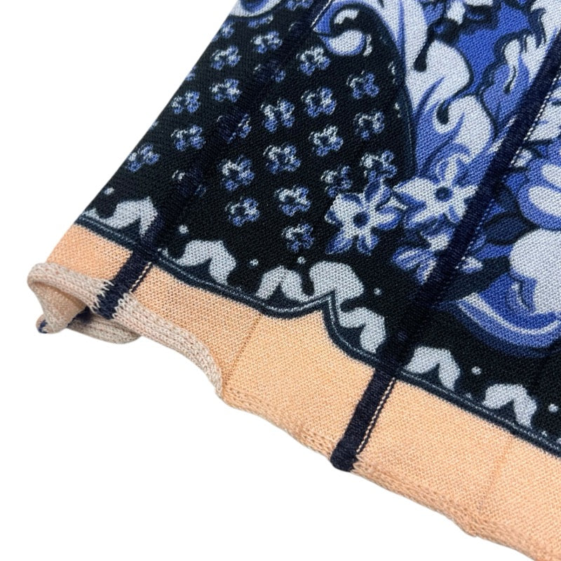 エトロ ETRO 総柄ニットワイドパンツ マルチカラー コットン レディース その他ボトムス