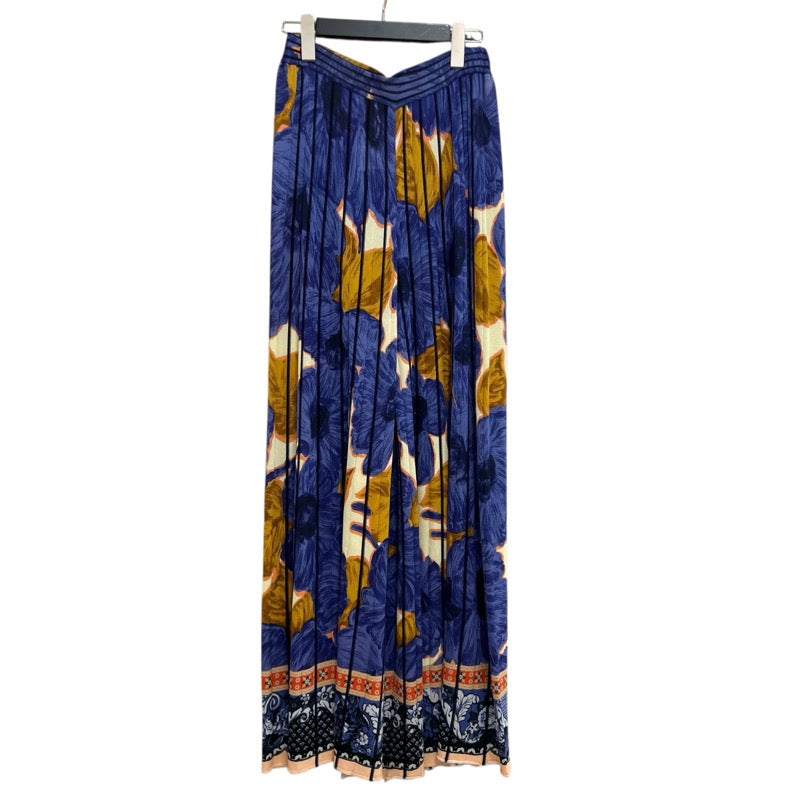 エトロ ETRO 総柄ニットワイドパンツ マルチカラー コットン レディース その他ボトムス