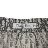 クリスチャン・ディオール Christian Dior オブリーク総柄ロングスカート 127J24A2970 グレー ポリエステル レディース スカート