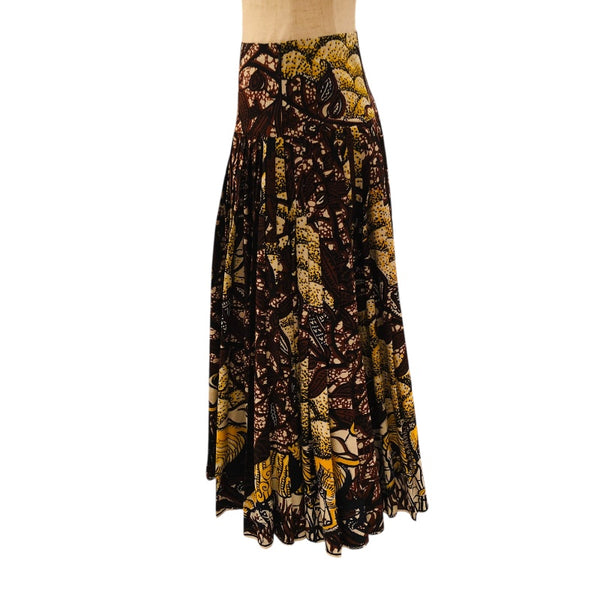 クリスチャン・ディオール Christian Dior 総柄ロングスカート 011J50A3866 コットン レディース ロングスカート