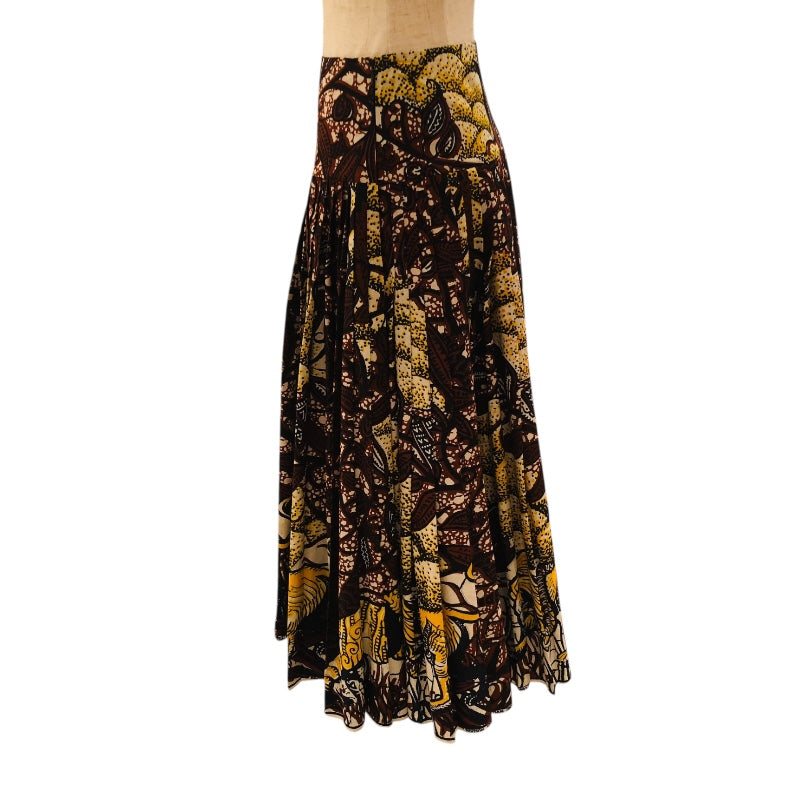 クリスチャン・ディオール Christian Dior 総柄ロングスカート 011J50A3866 コットン レディース ロングスカート